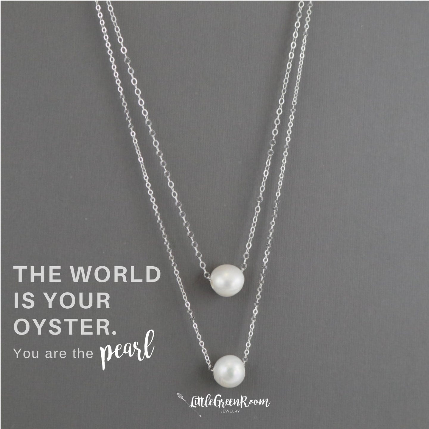 Fresh Water Pearl Necklace-Womens-LittleGreenRoomJewelry-LittleGreenRoomJewelry